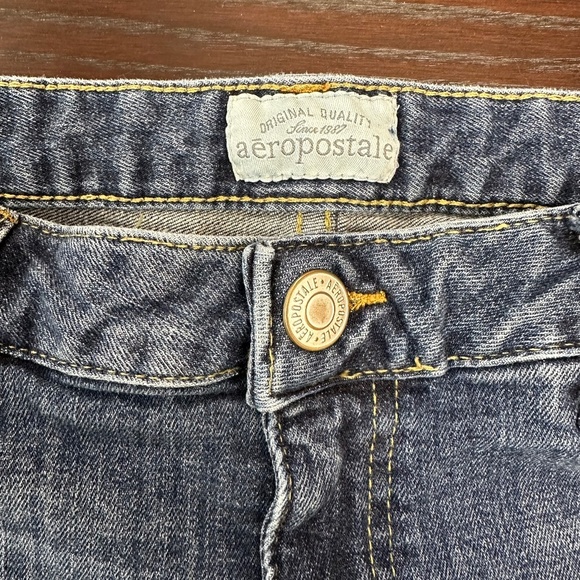 *AEROPOSTALE* Medium Wash Denim Jeans Size 3/4 - Picture 3 of 8